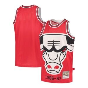 Youth Mitchell & Ness Hardwood Classics Chicago Bulls 1966-67 jersey shirt Large